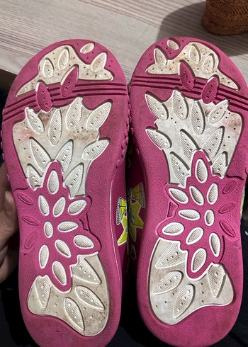 Kız Çocuk Pembe Baskılı Spor Ayakkabı - Görsel 6