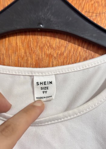 Kız Çocuk Dantel Detaylı Krem Tişört - Görsel 3