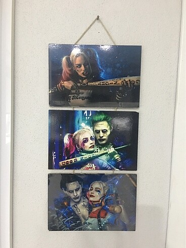 Diğer Üçlü ahşap poster