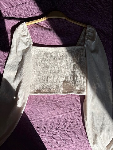 Hm crop üstü Saran top