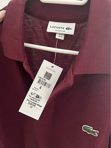 m Beden ORİJİNAL LACOSTE POLO FRANSADAN ALINDI