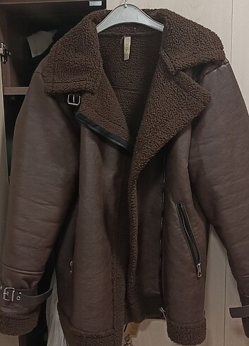 xl Beden kahverengi Renk Mont ceket