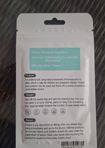 Renkli Çocuk Böcek Kovucu Bantlar - Görsel 2