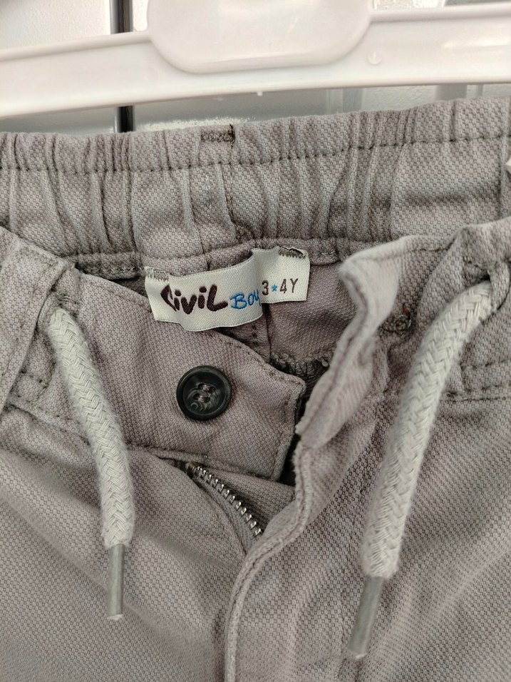 Gri Erkek Çocuk Denim Pantolon - Görsel 2