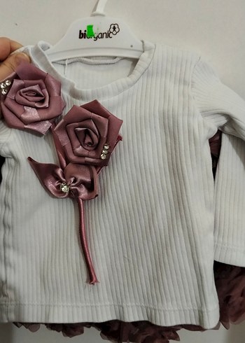 Uzun Kollu Pembe Fırfırlı Bebek Body - Görsel 3