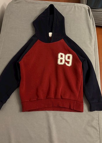 Koyu Kırmızı Kapüşonlu Erkek Sweatshirt
