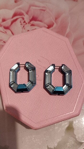 Swarovski halka küpe 