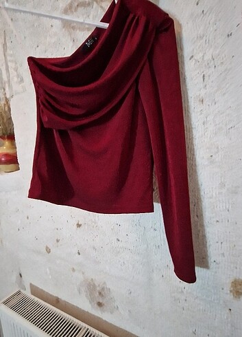 m Beden Bordo Bluz