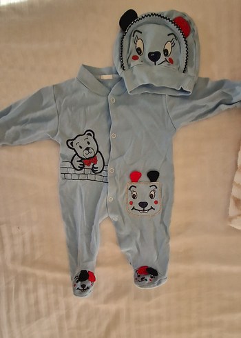 Bebek Çıtçıtlı Tulum(6 adet) - Görsel 2