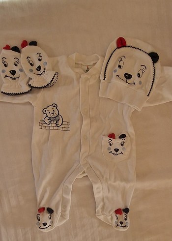 Bebek Çıtçıtlı Tulum(6 adet) - Görsel 3