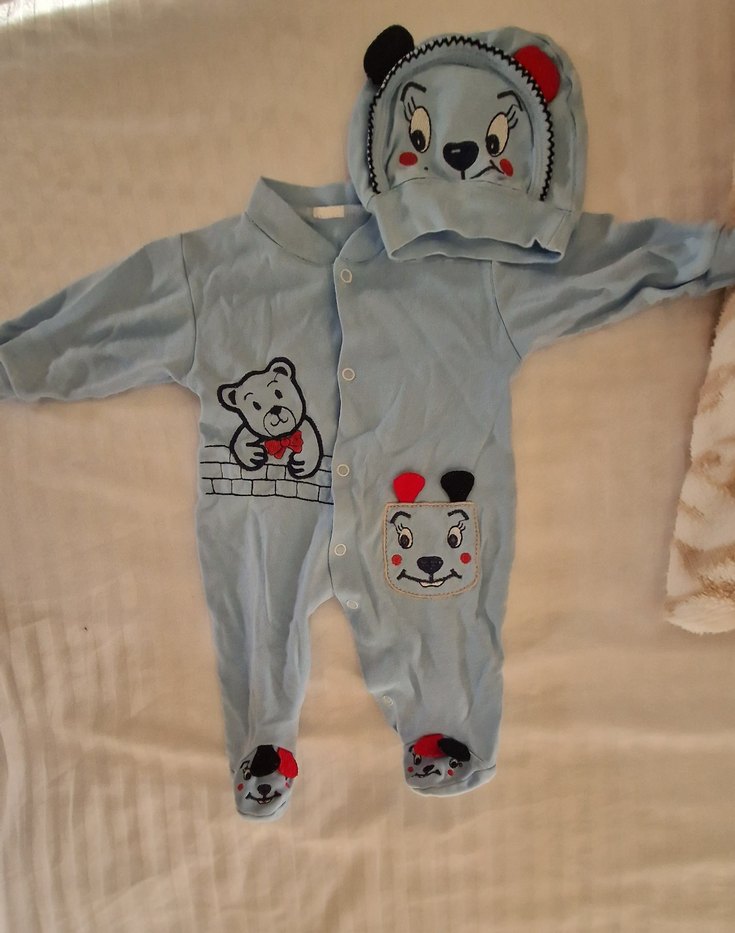 Bebek Çıtçıtlı Tulum(6 adet) - Görsel 2