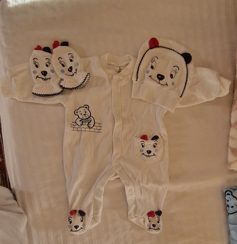 Bebek Çıtçıtlı Tulum(6 adet) - Görsel 3