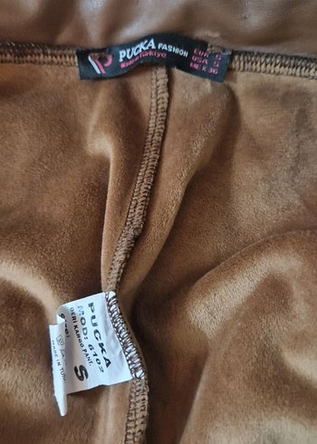 Kadın Taba Deri Pantolon - Görsel 4