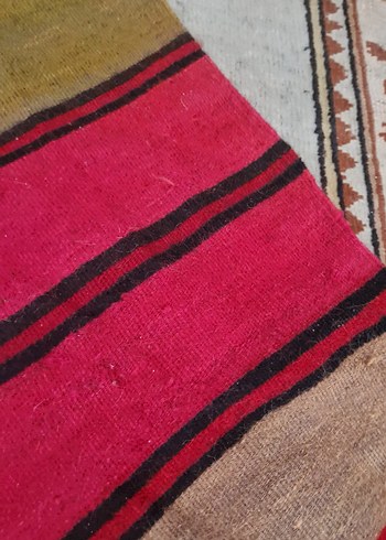 Beden çeşitli Renk El Dokuma Keçi Kılı Kilim