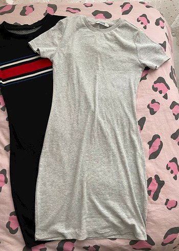 2 li kadın basic elbise - Görsel 2