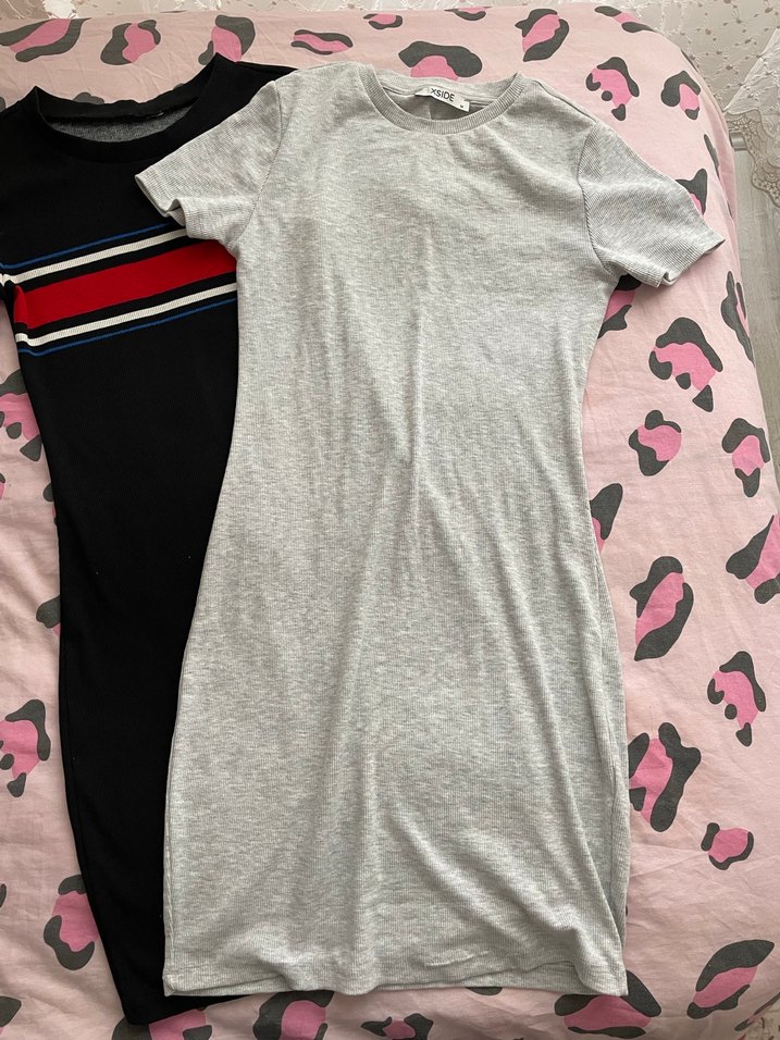 2 li kadın basic elbise - Görsel 2