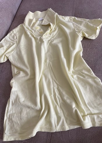 LC Waikiki Erkek çocuk sarı polo yaka tişört