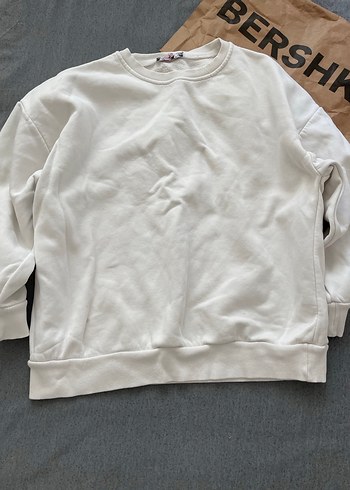 Beyaz Kadın Sweatshirt