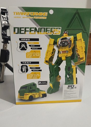 DEFENDERS Sarı Dönüşebilen Aksiyon Figürü - Görsel 4