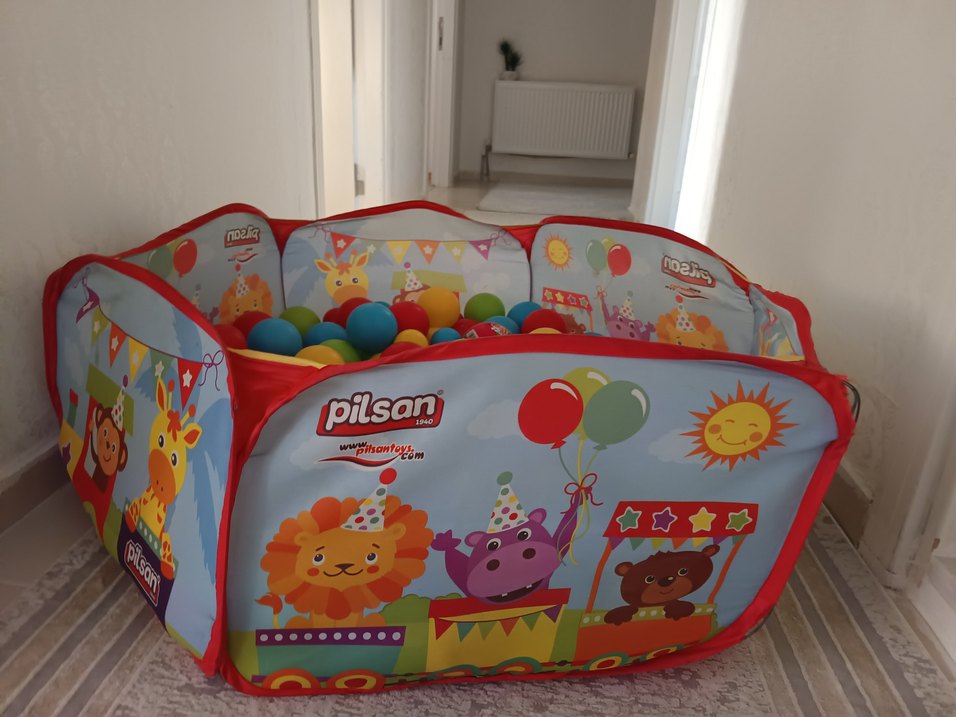 Pilsan Renkli Çocuk Oyun Matı ve Top Havuzu - Görsel 3