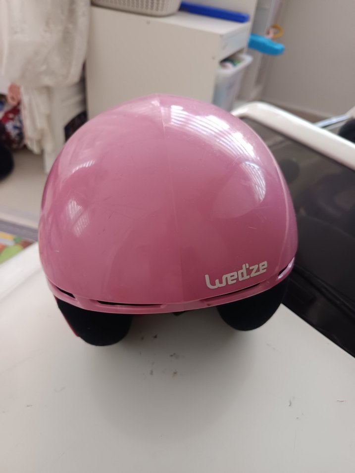 Parlak Pembe sağlam kız Bisiklet, paten Kaskı - Görsel 4