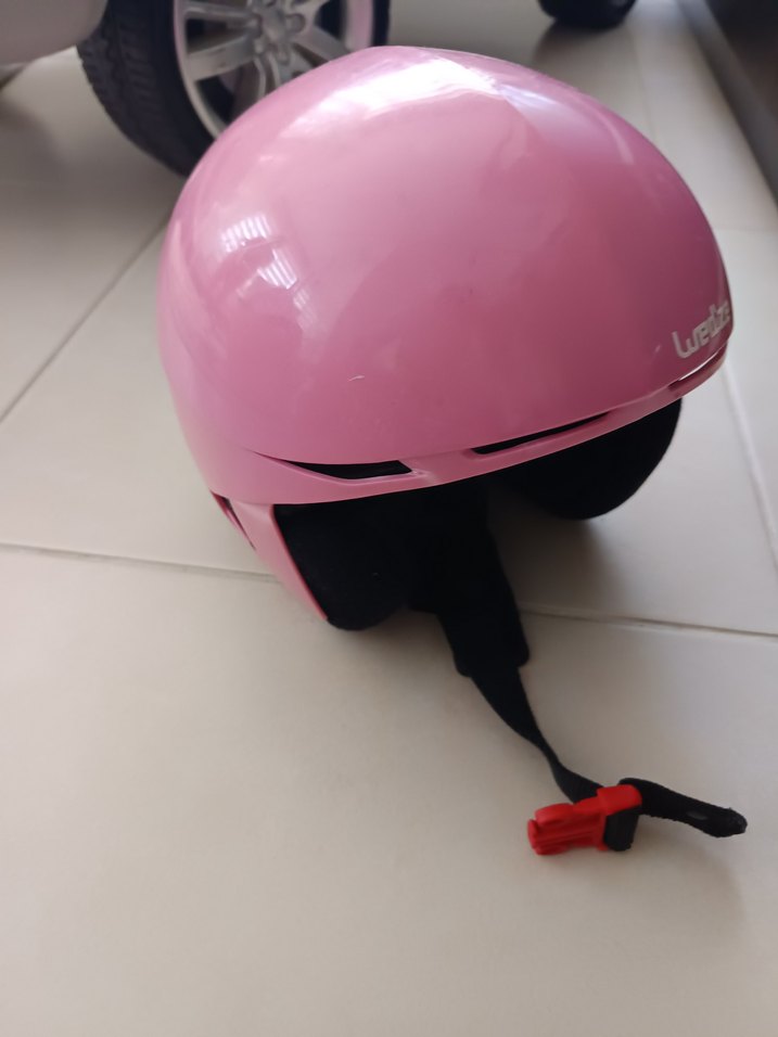 Parlak Pembe sağlam kız Bisiklet, paten Kaskı - Görsel 2