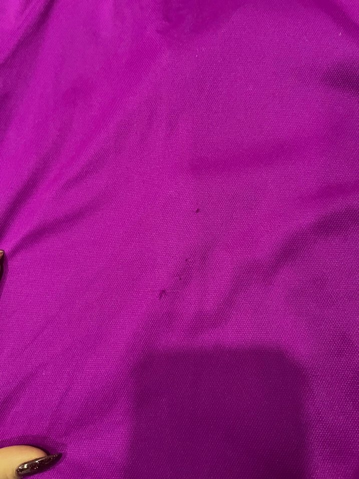 Mor Düğmeli Polo Yaka Kısa Kollu Spor Tişört - Görsel 4