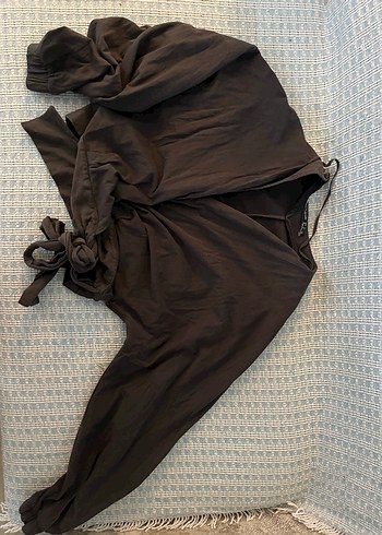 Oysho yandan bağlamalı yoga ceketi - Görsel 6