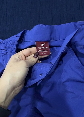 Mor- lacivert karışımlı treking pantolonu - Görsel 5