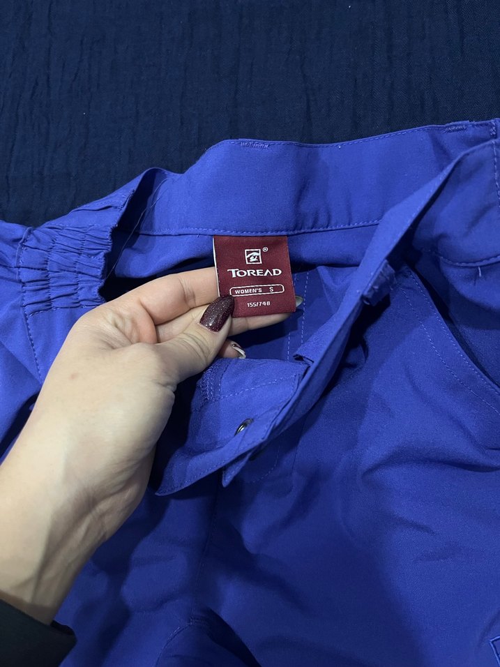 Mor- lacivert karışımlı treking pantolonu - Görsel 5