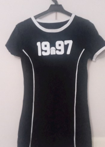 Diğer Siyah Baskılı Kısa Kollu Spor Tişört