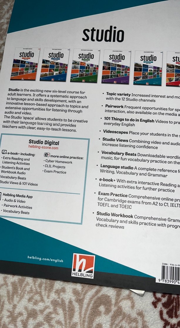 Helbling Studio Upper-Intermediate Öğrenci Kitabı Sıfır 0 - Görsel 3