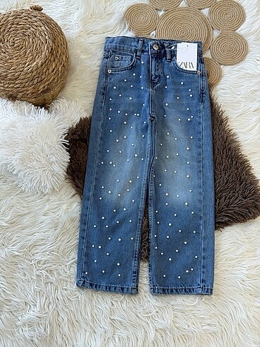 Zara Zara inci detay kız çocuk jean
