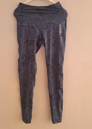 Kadın Gri Tie-Dye Spor Tayt