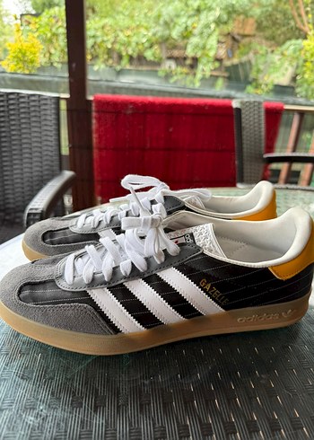 41 Beden gri Renk Adidas GAZELLE Kadın Gri Spor Ayakkabı
