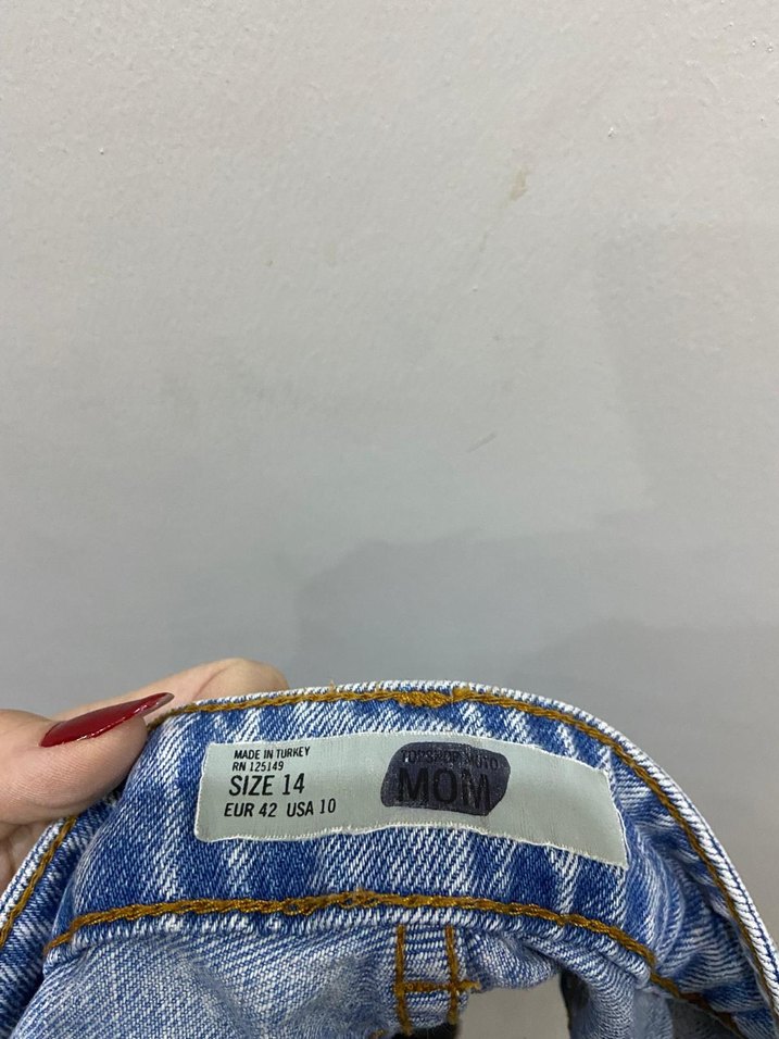 Salaş Mavi Mini Denim Şort - Görsel 2