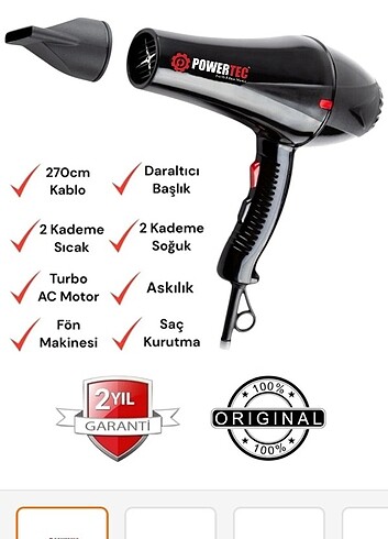 POWERTEC FÖN MAKİNESİ