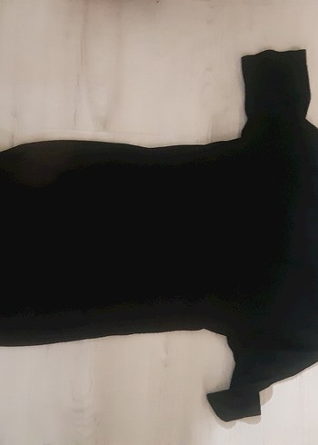 Düğmeli Siyah Midi Kadın Elbise - Görsel 3