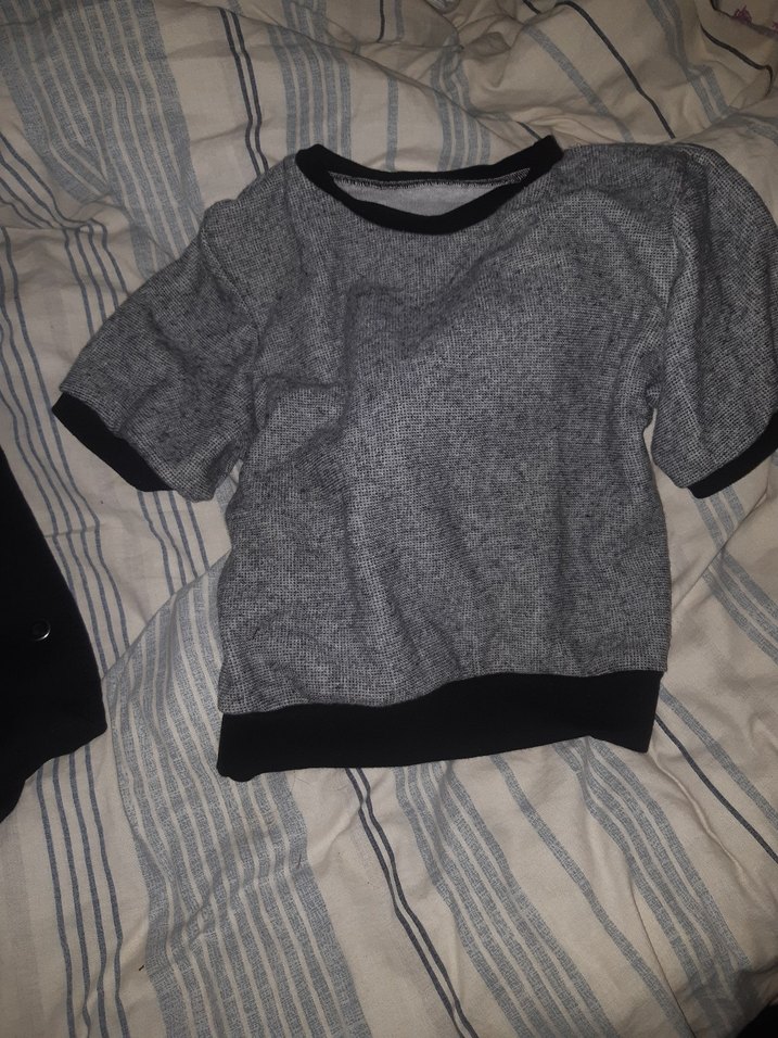 Toplu 4 adet crop Tshirt - Görsel 5