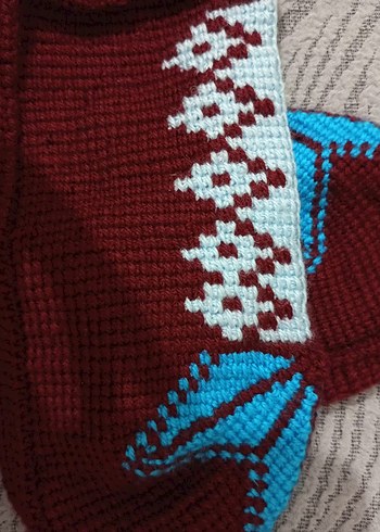 Nakışlı Yeşil patik - Görsel 4