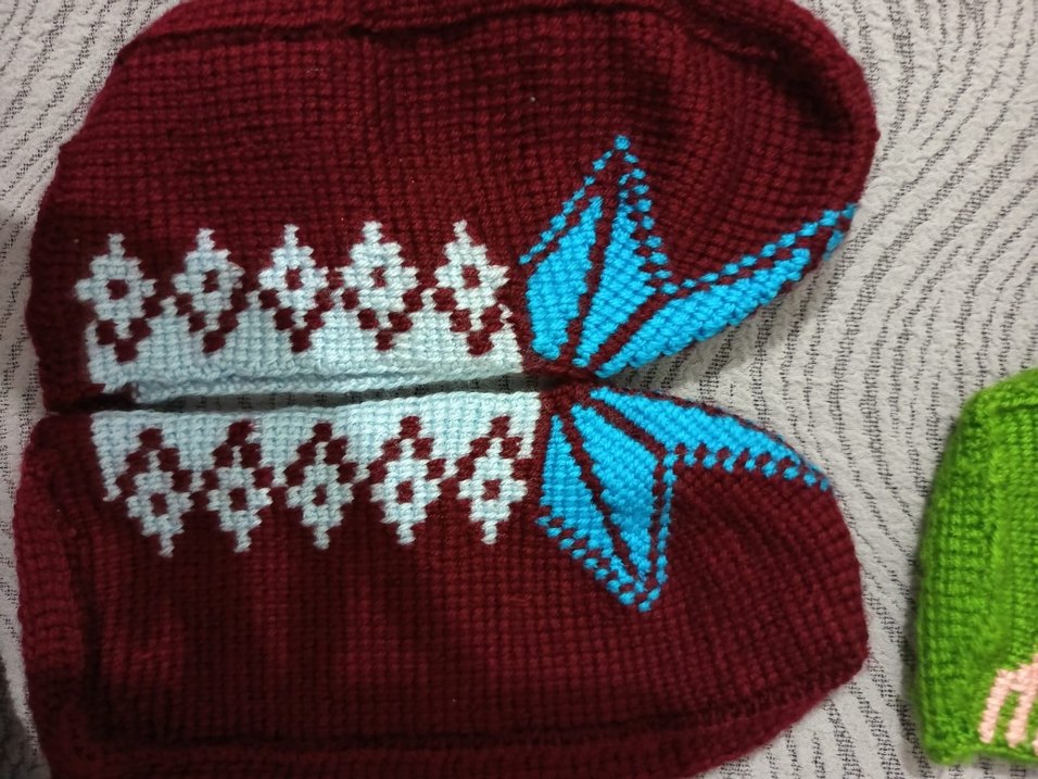 Nakışlı Yeşil patik - Görsel 3