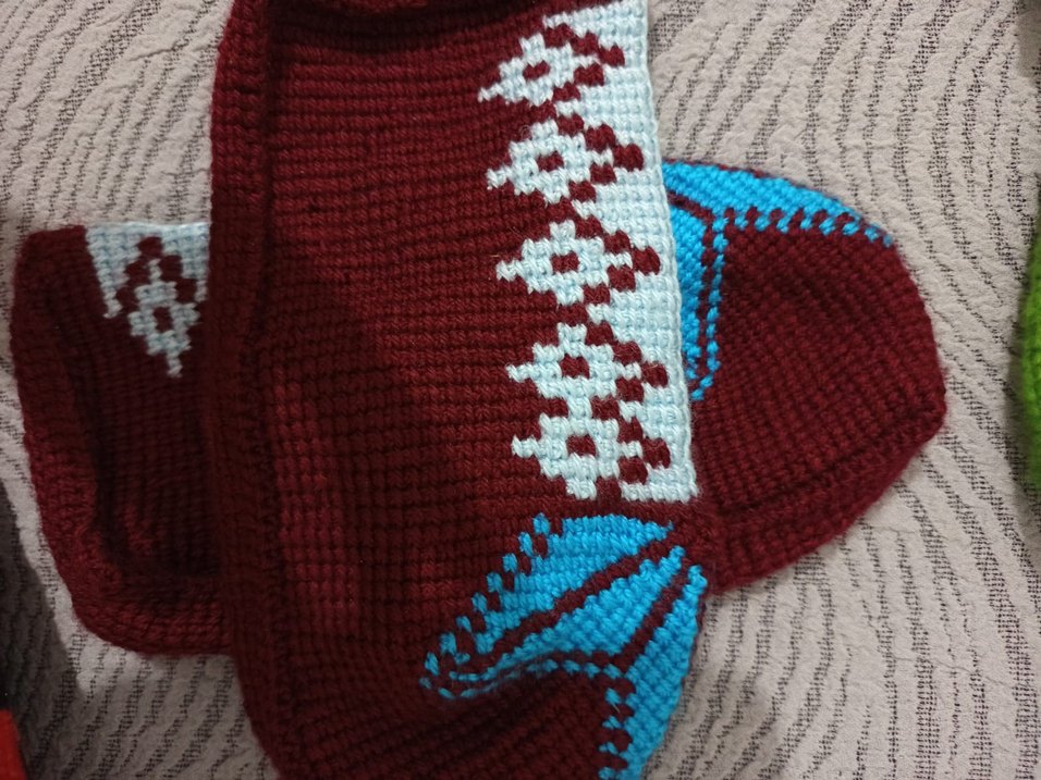 Nakışlı Yeşil patik - Görsel 4