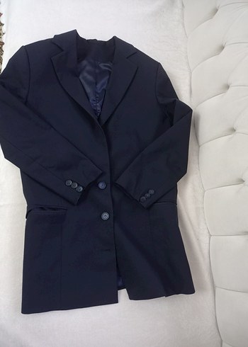 Lacivert Düğmeli Klasik Ceket - Görsel 2