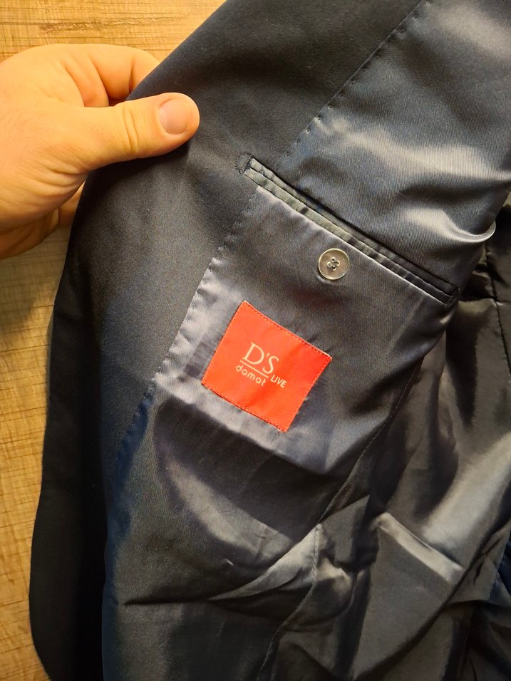 DS Damat Lacivert Takım Elbise (Ceket + Pantolon + Kravat) - Görsel 4