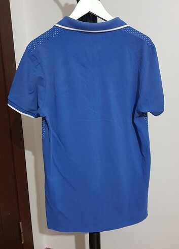 Lacoste Puantiyeli Mavi Polo Yaka Tshirt - Görsel 2