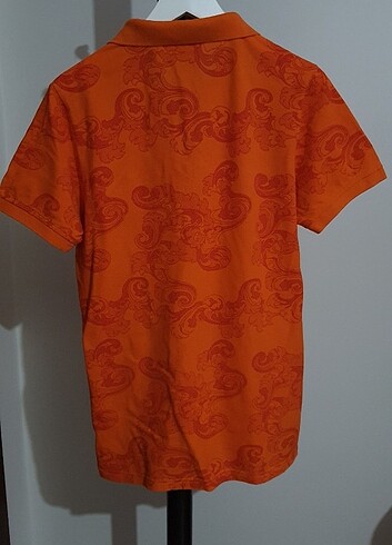 ETRO Turuncu Desenli Polo Yaka Tshirt - Görsel 2