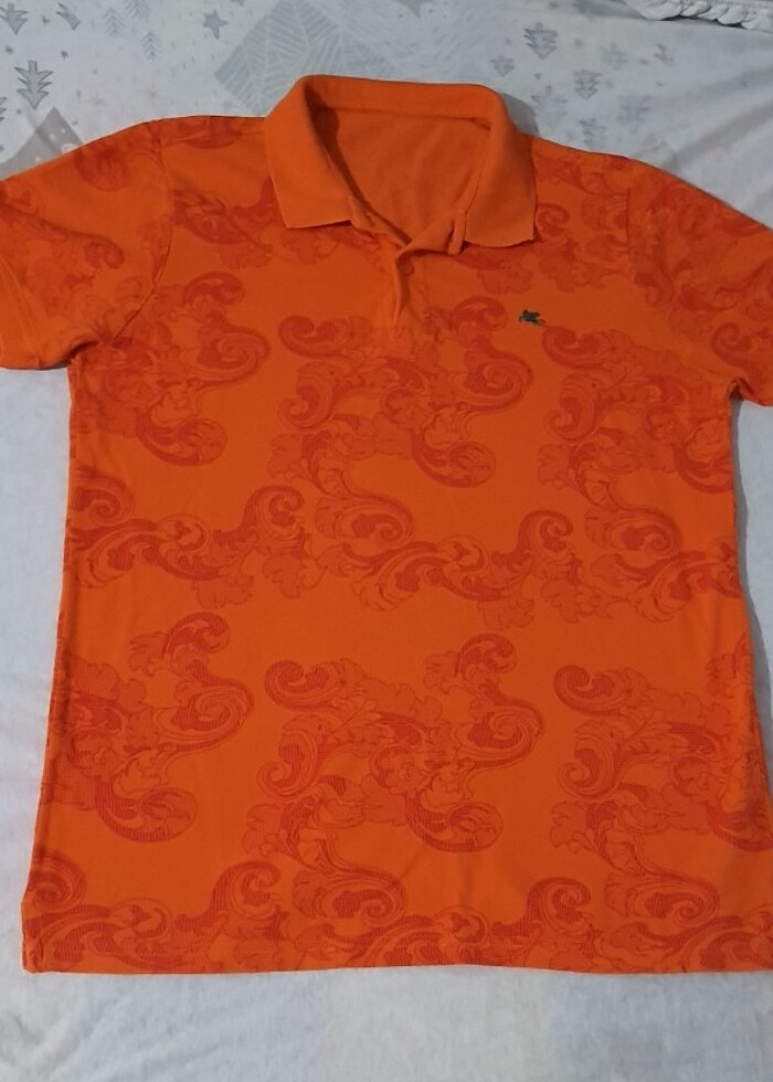 ETRO Turuncu Desenli Polo Yaka Tshirt - Görsel 3