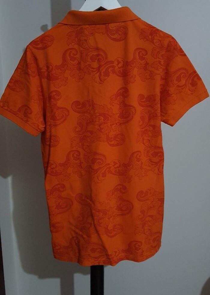 ETRO Turuncu Desenli Polo Yaka Tshirt - Görsel 2