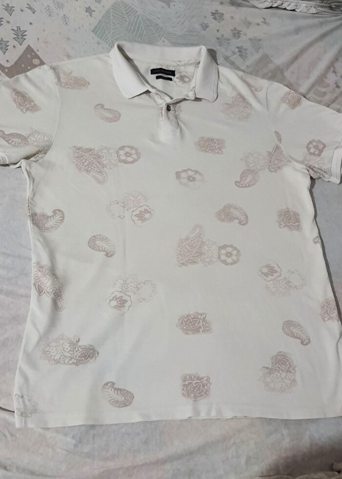 Tony Montana Beyaz Polo Yaka Tshirt - Görsel 3