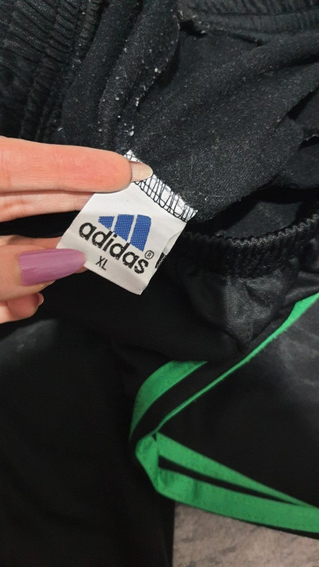 Adidas Yeşil Çizgili Siyah Eşofman - Görsel 4